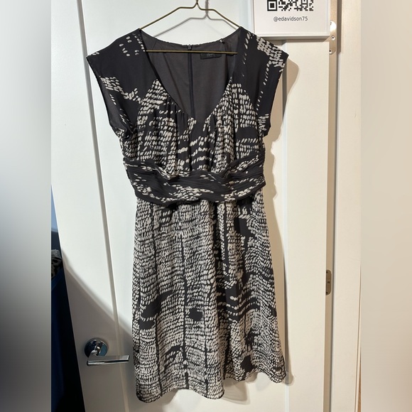 Vintage Esprit Collection brown patterned dress - Picture 3 of 14